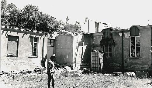 [Abriss des alten Sternwartgeb&auml;udes]