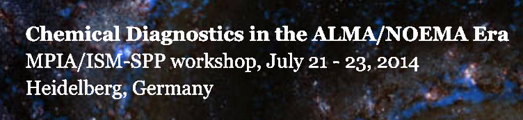Chemical Diagnostics
    in the ALMA/NOEMA Era 2014